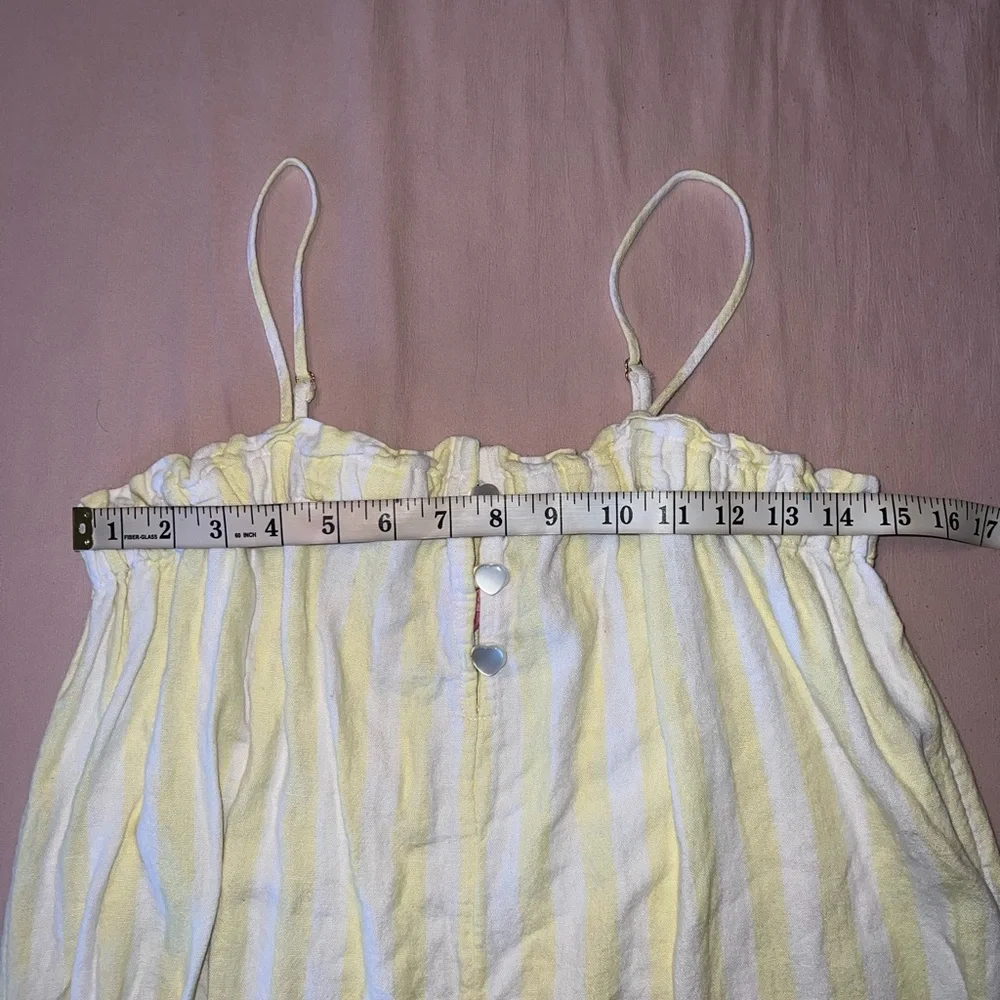 Stoney Clover Lane x Target Yellow & White Striped Jumpsuit Size S
